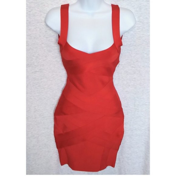 NWT House of CB Jennifer Cross Back Bandage Dress - Picture 2 of 8